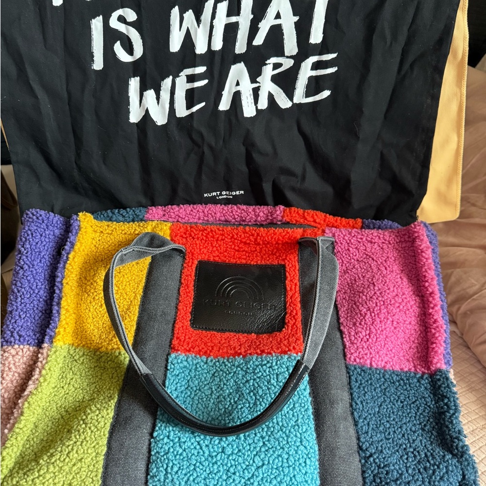 Kurt Geiger Colorful Patchwork Tote